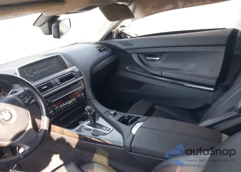 2012 BMW 650I из США, поврежденный, VIN WBALX3C51CDV77499